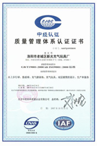龙河镇荣誉证书